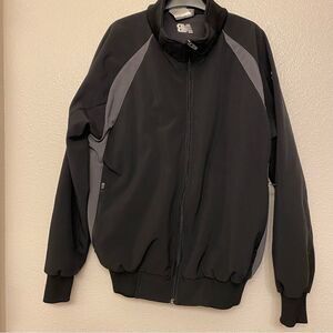 New Balance mens black Jacket lightweight fleece lined-stretch knit -Small